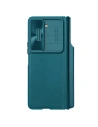 Etui z klapką Nillkin Qin Leather Pro z osłoną aparatu Samsung Galaxy Z Fold 5 zielone