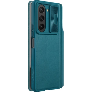 Wholesale Nillkin Qin Leather Pro with camera cover Samsung Galaxy Z Fold 5 green - NLK1185 - {ean13} - Hurt
