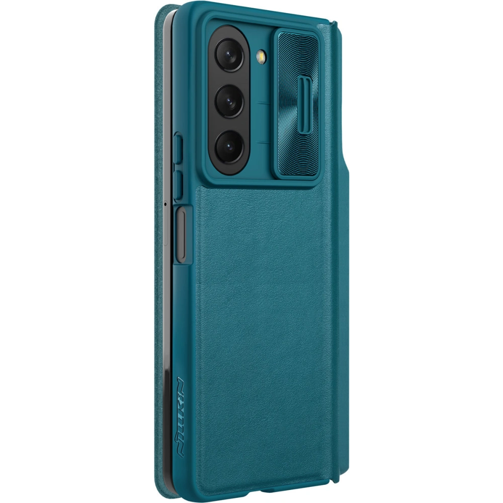 Hurtownia GSM - Etui z klapką Nillkin Qin Leather Pro z osłoną aparatu Samsung Galaxy Z Fold 5 zelené - NLK1185 - {ean13} - Hurt
