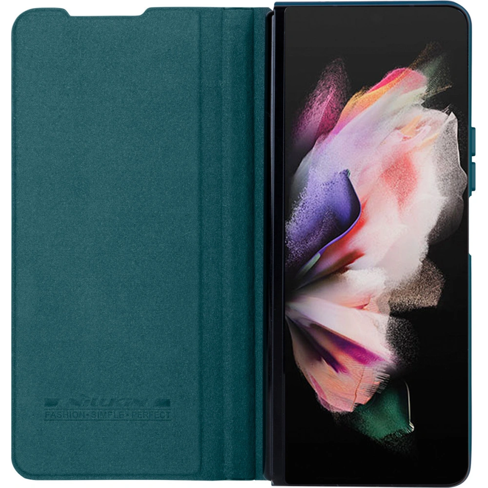 Hurtownia GSM - Etui z klapką Nillkin Qin Leather Pro z osłoną aparatu Samsung Galaxy Z Fold 5 zelené - NLK1185 - {ean13} - Hurt