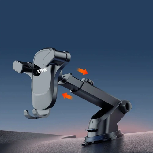 Uchwyt samochodowy grawitacyjny na kokpit Dudao F5 Pro czarny