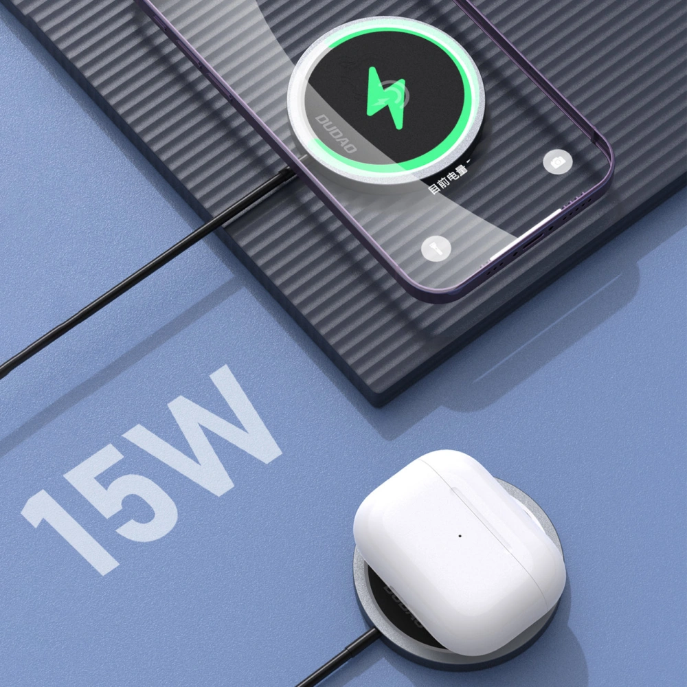 Hurtownia GSM - Indukciós töltő Dudao A12XS MagSafe USB-C, 15W fekete - DDA273 - {ean13} - Hurt