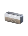 Hurtownia GSM - Bezdrátový reproduktor Dudao Y17 hodinky, budík, 1200mAh, AUX, FM, BT 5.3 stříbrný - DDA277 - {ean13} - Hurt