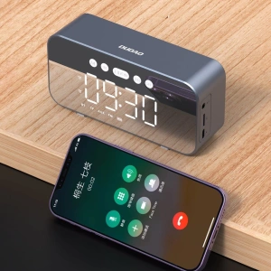 Hurtownia GSM - Bezdrátový reproduktor Dudao Y17 hodinky, budík, 1200mAh, AUX, FM, BT 5.3 stříbrný - DDA277 - {ean13} - Hurt