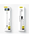 Wholesale Dudao F18W selfie stick and tripod BT remote control white - DDA278 - {ean13} - Hurt
