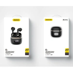 Hurtownia GSM - Bezdrátová sluchátka Dudao U15 Pro TWS Bluetooth 5.3 černá - DDA281 - {ean13} - Hurt