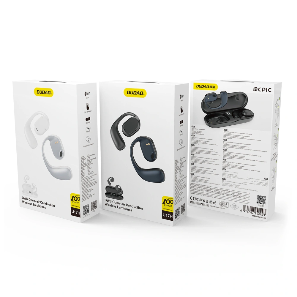 Wholesale Dudao U17H Hi-Fi Bluetooth 5.3 wireless headphones white - DDA282 - {ean13} - Hurt