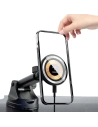 Wholesale Dudao F12MAX+ magnetic car holder with MagSafe 15W inductive cockpit charger black - DDA284 - {ean13} - Hurt