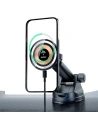 Hurtownia GSM - Magnetický automobilový držák Dudao F12MAX+ s indukční nabíječkou na palubní desku MagSafe 15W černý - DDA284 - {ean13} - Hurt