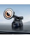 Hurtownia GSM - Magnetický automobilový držák Dudao F12MAX+ s indukční nabíječkou na palubní desku MagSafe 15W černý - DDA284 - {ean13} - Hurt