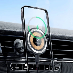 Hurtownia GSM - Magnetický automobilový držák Dudao F12MAX s indukční nabíječkou na ventilační mřížku MagSafe 15W černý - DDA285 - {ean13} - Hurt