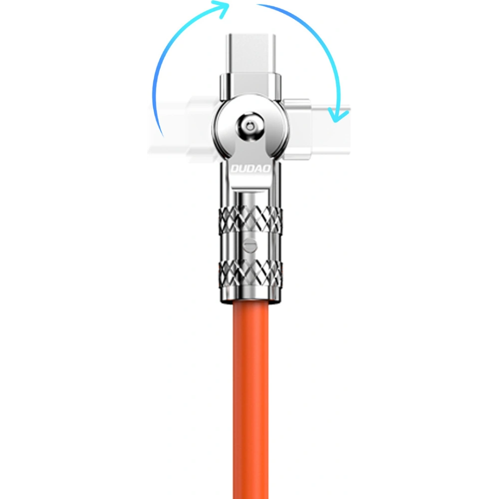 Hurtownia GSM - Kabel kątový Dudao L24CL USB-C / Lightning 30W, 1m oranžový - DDA287 - {ean13} - Hurt