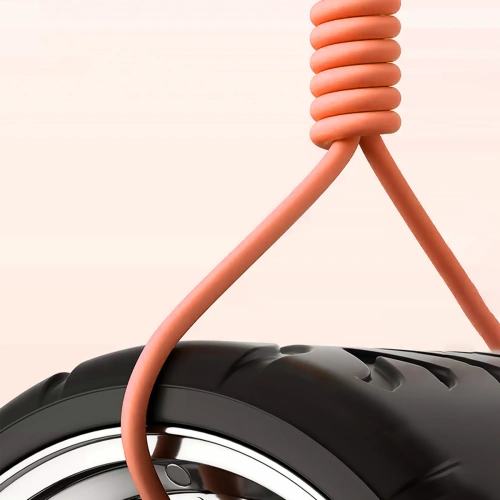 Kabel kątowy Dudao L24CL USB-C / Lightning 30W, 1m pomarańczowy