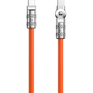 Hurtownia GSM - Kabel kątový Dudao L24CC USB-C / USB-C 120W, 1m oranžový - DDA288 - {ean13} - Hurt
