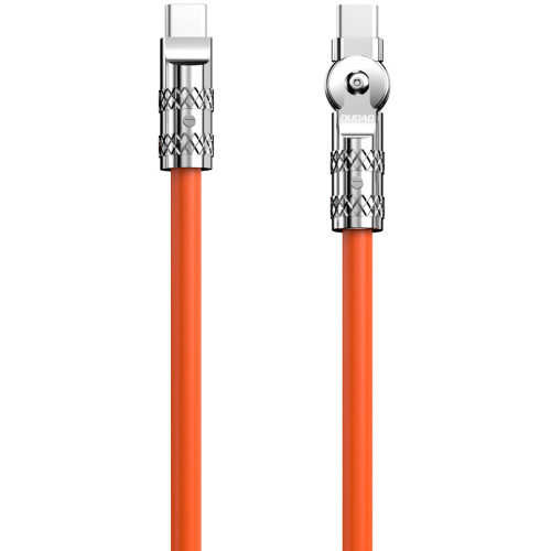 Dudao Distributor - 6973687248390 - DDA288 - Dudao L24CC USB-C / USB-C 120W angled cable, 1m orange - B2B homescreen