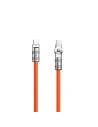Kabel kątový Dudao L24CC USB-C / USB-C 120W, 1m oranžový