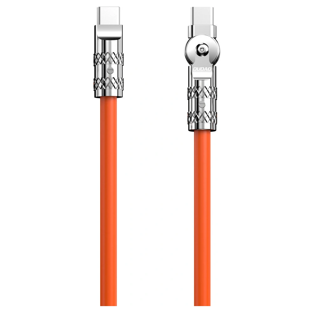 Hurtownia GSM - Kabel kątový Dudao L24CC USB-C / USB-C 120W, 1m oranžový - DDA288 - {ean13} - Hurt