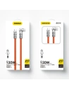 Hurtownia GSM - Kabel kątový Dudao L24CC USB-C / USB-C 120W, 1m oranžový - DDA288 - {ean13} - Hurt