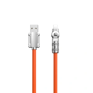 Hurtownia GSM - Kabel úhlový Dudao L24AL USB-A / Lightning 30W, 1 m oranžový - DDA289 - {ean13} - Hurt