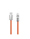 Sarokkábel Dudao L24AL USB-A / Lightning 30W, 1 m narancssárga