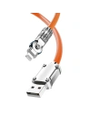 Hurtownia GSM - Cablul unghiular Dudao L24AL USB-A / Lightning 30W, 1 m portocaliu - DDA289 - {ean13} - Hurt