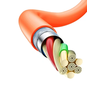 Hurtownia GSM - Kabel úhlový Dudao L24AL USB-A / Lightning 30W, 1 m oranžový - DDA289 - {ean13} - Hurt