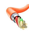 Hurtownia GSM - Cablul unghiular Dudao L24AL USB-A / Lightning 30W, 1 m portocaliu - DDA289 - {ean13} - Hurt