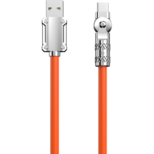 Dudao Distributor - 6973687248376 - DDA290 - Dudao L24AC USB-A / USB-C 120W angled cable, 1m orange - B2B homescreen