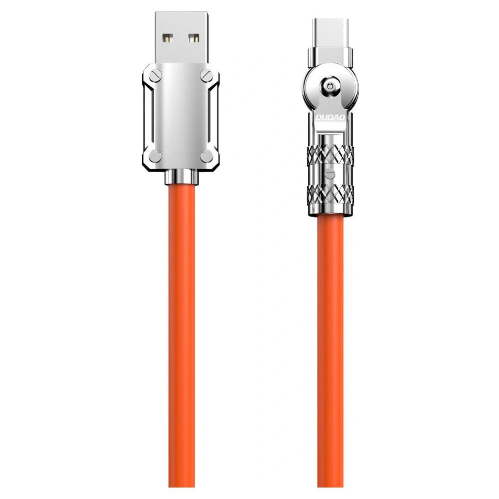 Hurtownia GSM - Kabel kątový Dudao L24AC USB-A / USB-C 120W, 1m oranžový - DDA290 - {ean13} - Hurt