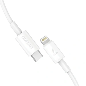 Hurtownia GSM - Kabel Dudao L6W USB-C / Lightning 30W, PD, 1m bílý - DDA291 - {ean13} - Hurt