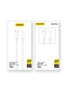 Hurtownia GSM - Kabel Dudao L6W USB-C / Lightning 30W, PD, 1m bílý - DDA291 - {ean13} - Hurt
