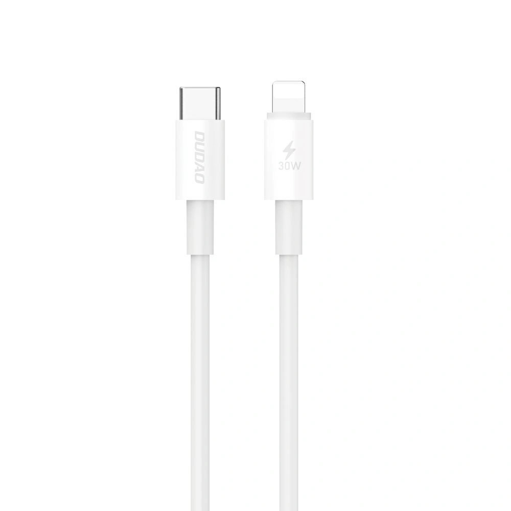Hurtownia GSM - Kabel Dudao L6W USB-C / Lightning 30W, PD, 1m bílý - DDA291 - {ean13} - Hurt