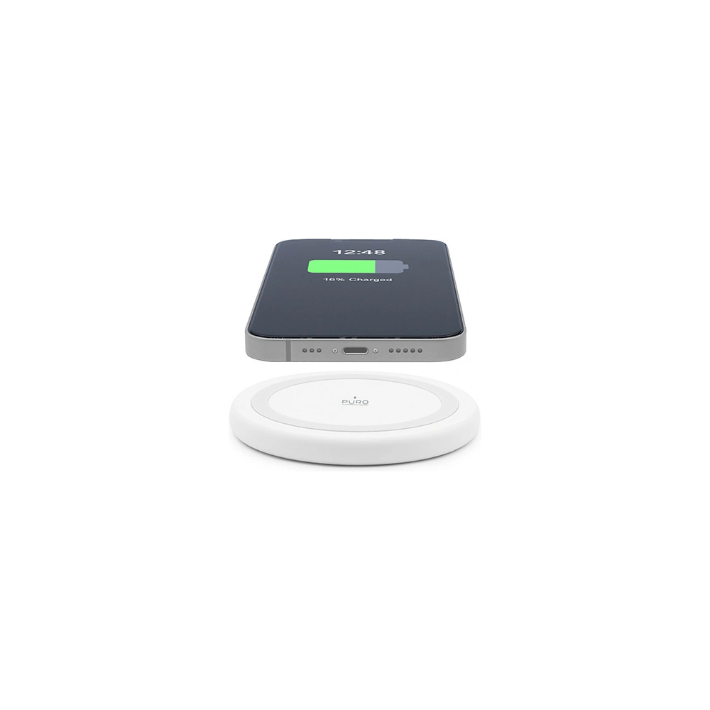 Hurtownia GSM - Indukční nabíječka PURO Wireless Charging Station QI 10W (bílá) - PUR725 - {ean13} - Hurt