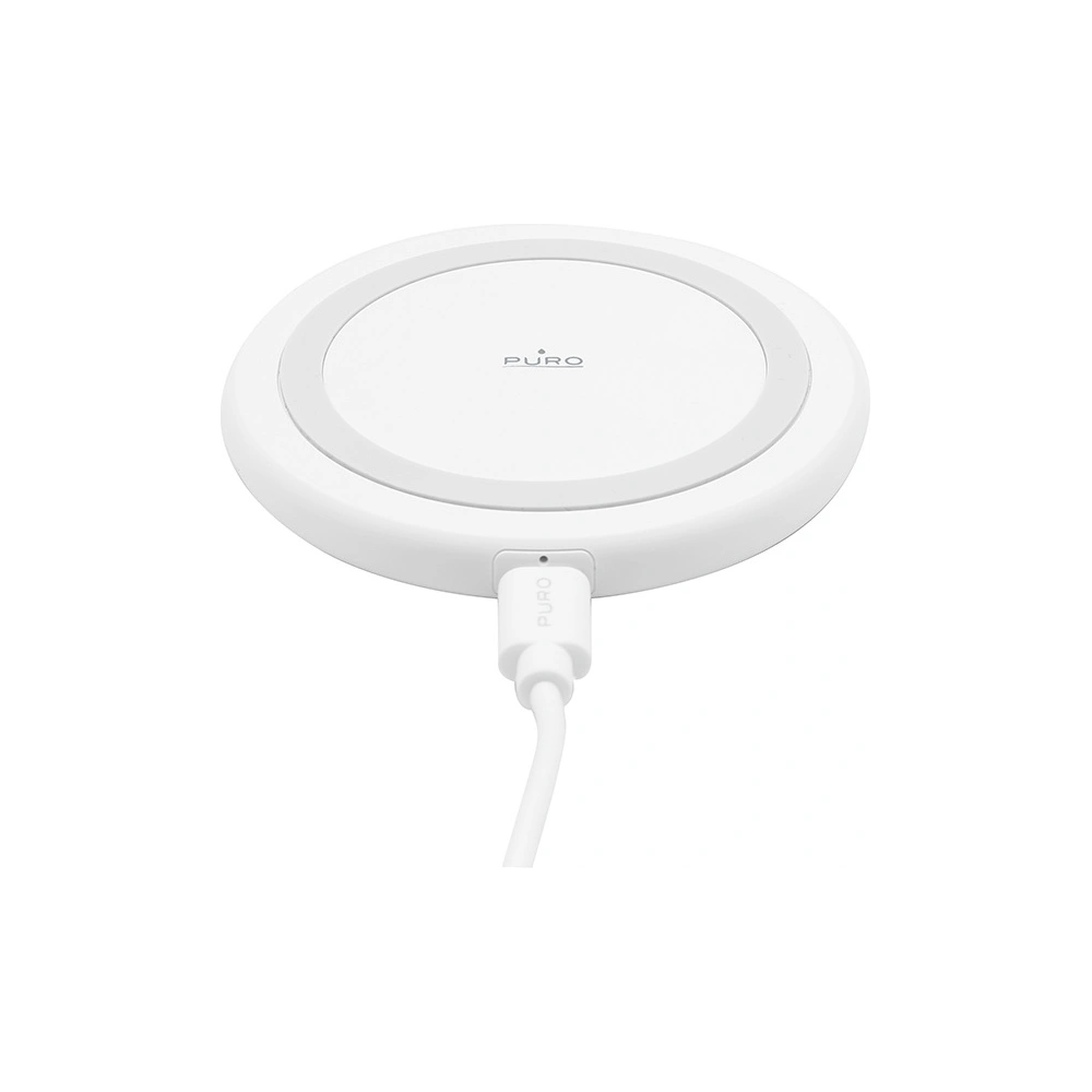 Hurtownia GSM - Indukční nabíječka PURO Wireless Charging Station QI 10W (bílá) - PUR725 - {ean13} - Hurt