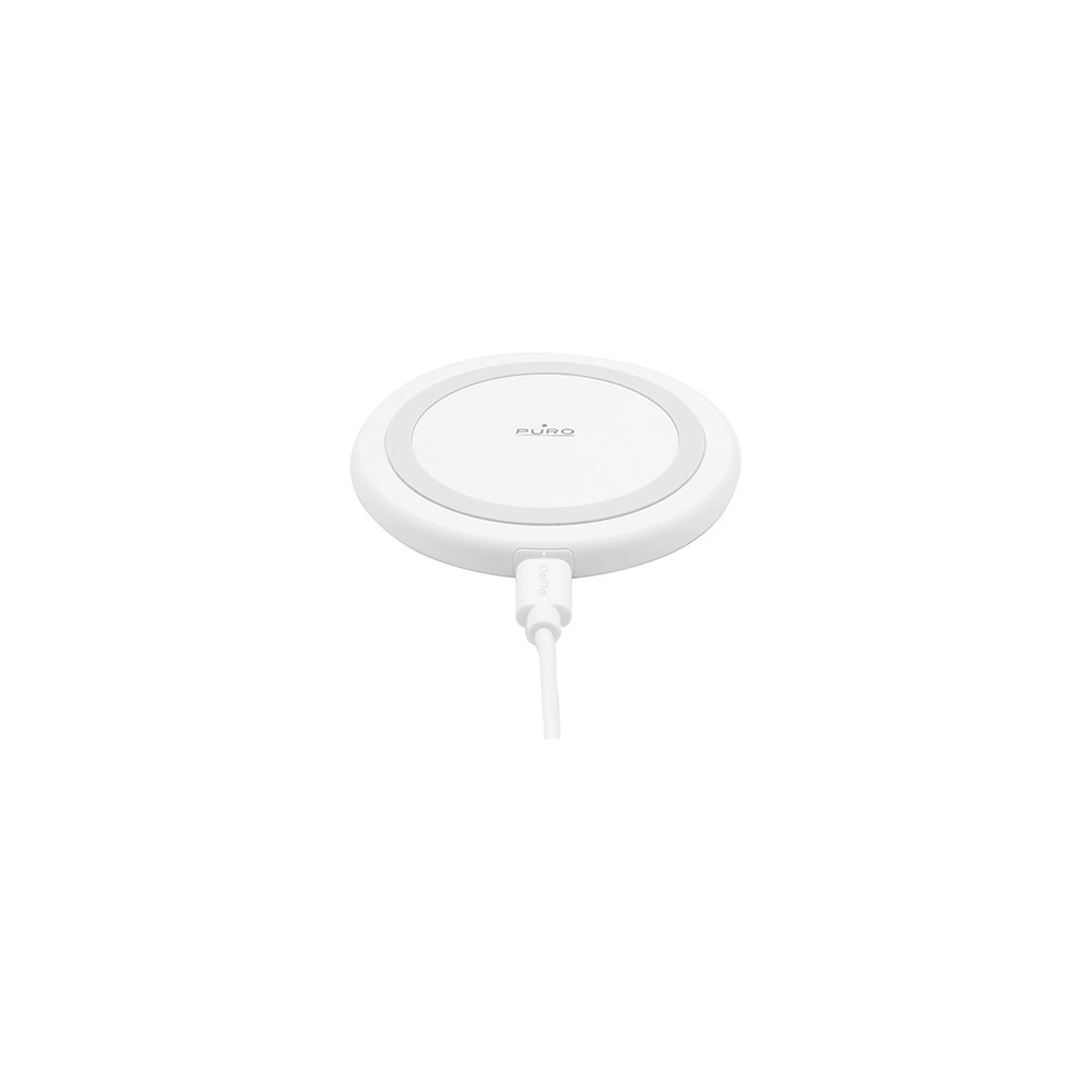 Hurtownia GSM - Indukční nabíječka PURO Wireless Charging Station QI 10W (bílá) - PUR725 - {ean13} - Hurt