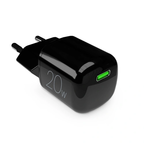 Ładowarka sieciowa PURO MiniPro Wall Charger GaN USB-C 20W PD (czarny)