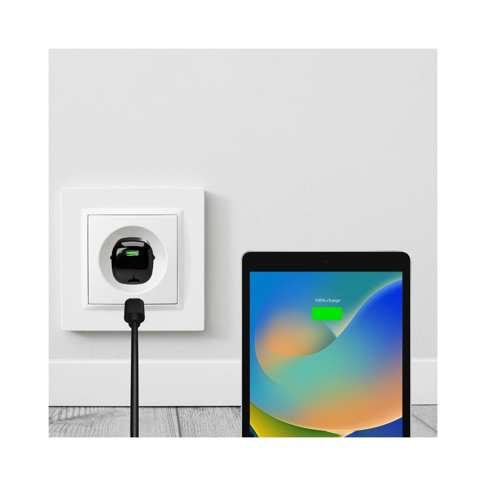 Wholesale PURO MiniPro Wall Charger GaN USB-C 20W PD (black) - PUR727 - {ean13} - Hurt