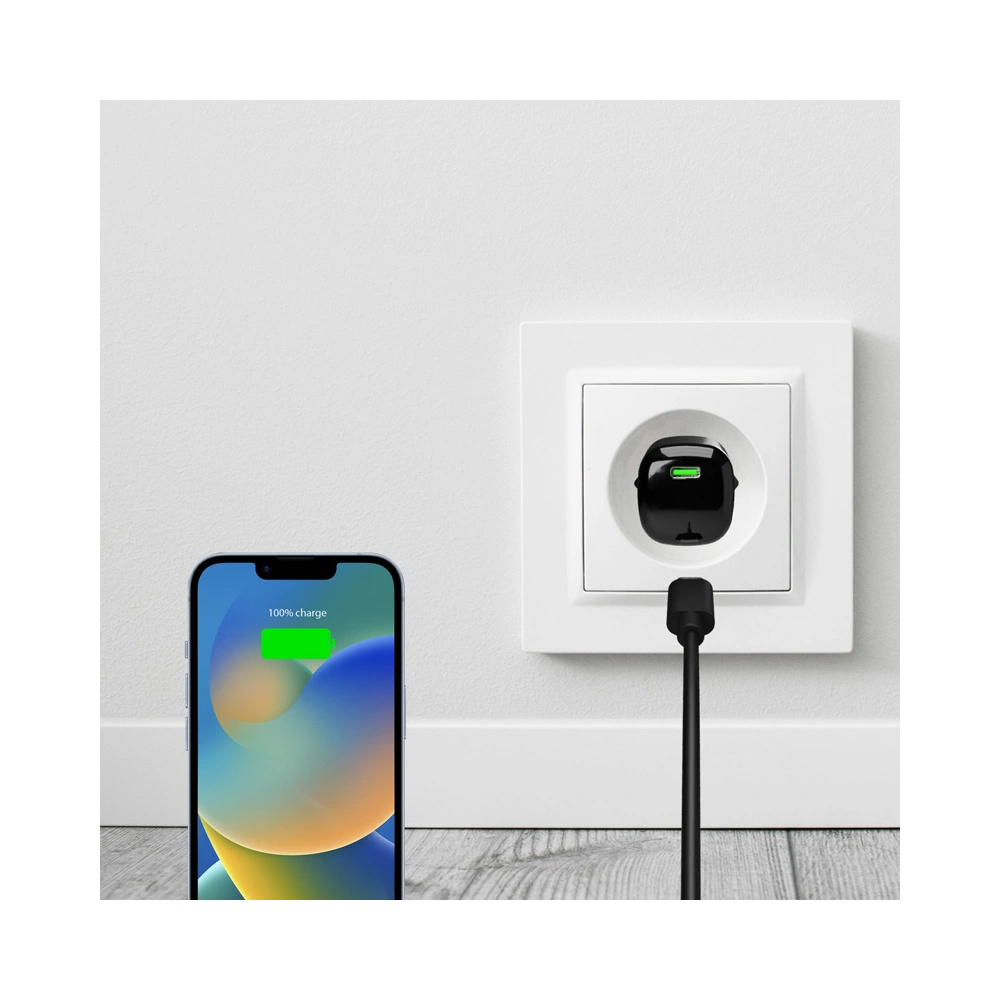 Wholesale PURO MiniPro Wall Charger GaN USB-C 20W PD (black) - PUR727 - {ean13} - Hurt