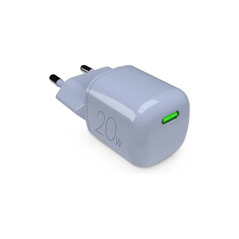 Hurtownia GSM - PURO MiniPro Wandladegerät GaN USB-C 20W PD (blau) - PUR728 - {ean13} - Hurt
