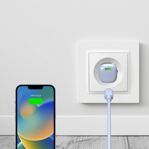 Hurtownia GSM - PURO MiniPro Wandladegerät GaN USB-C 20W PD (blau) - PUR728 - {ean13} - Hurt