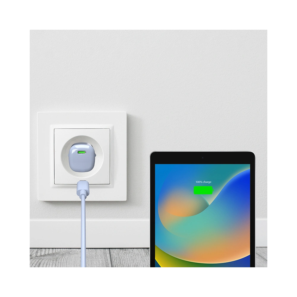 Hurtownia GSM - PURO MiniPro Wandladegerät GaN USB-C 20W PD (blau) - PUR728 - {ean13} - Hurt