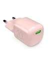 Síťová nabíječka PURO MiniPro Wall Charger GaN USB-C 20W PD (růžová)