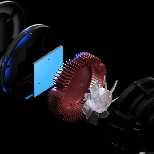 Uchwyt samochodowy do kratki nawiewu Ringke Peltier Magnetic z ładowarką Black