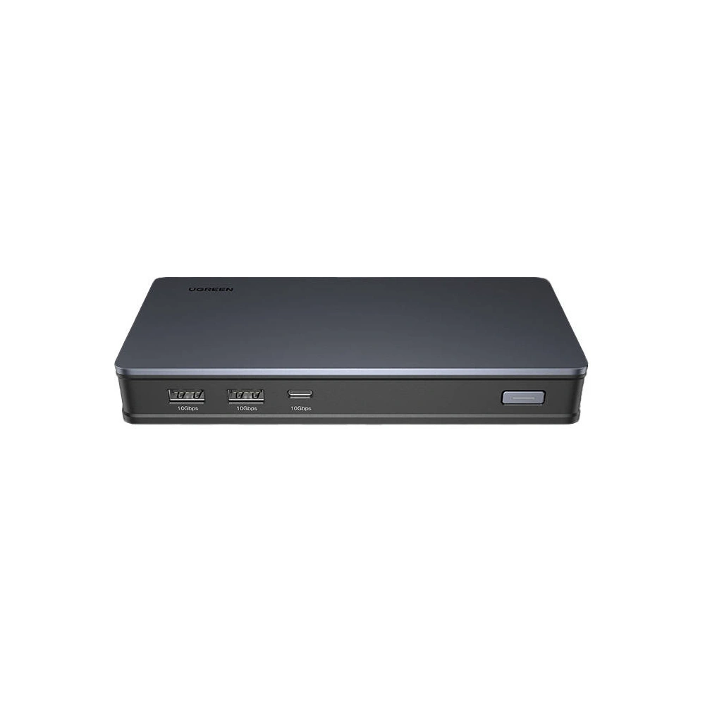 Hurtownia GSM - Adaptér UGREEN CM615 hub USB-C na 2xUSB-A, USB-C 3.1, 2xHDMI, 2xDP, SD/TF, RJ45 - UGR1686 - {ean13} - Hurt