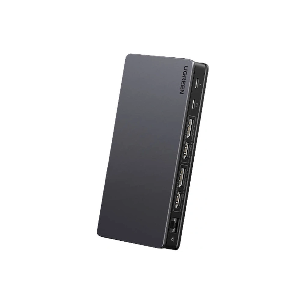 Hurtownia GSM - Adaptér UGREEN CM615 hub USB-C na 2xUSB-A, USB-C 3.1, 2xHDMI, 2xDP, SD/TF, RJ45 - UGR1686 - {ean13} - Hurt