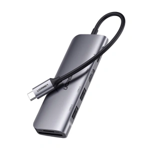 Hurtownia GSM - Adaptér UGREEN CM195 hub USB-C na HDMI, 2xUSB-A 3.0, SD/TF, PD - UGR1688 - {ean13} - Hurt