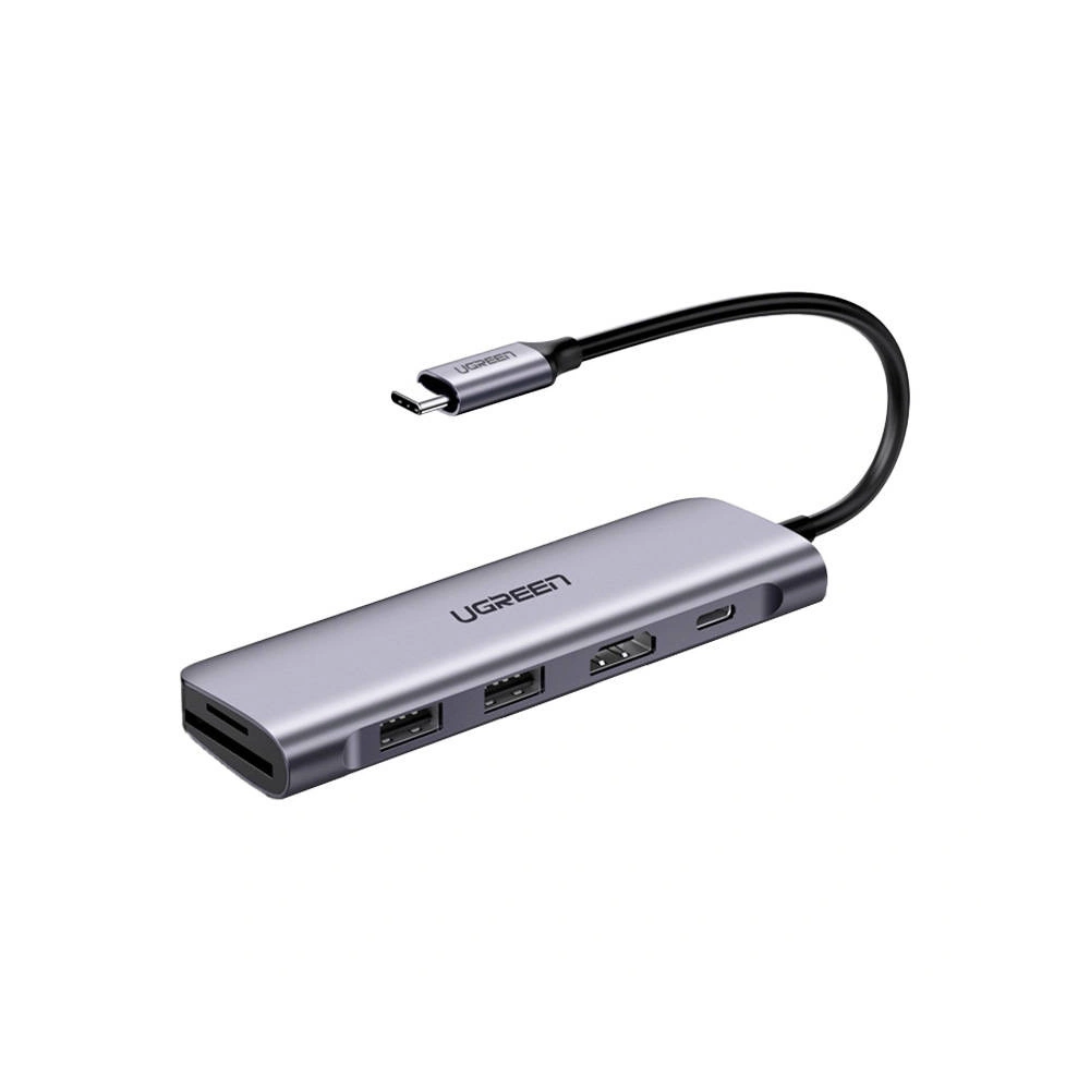 Hurtownia GSM - Adaptér UGREEN CM195 hub USB-C na HDMI, 2xUSB-A 3.0, SD/TF, PD - UGR1688 - {ean13} - Hurt