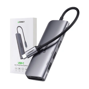 Hurtownia GSM - Adapter UGREEN CM195 hub USB-C do HDMI, 2xUSB-A 3.0, SD/TF, PD - UGR1688 - {ean13} - Hurt