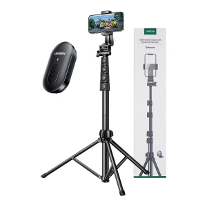 Hurtownia GSM - Selfie tyč stativ s dálkovým ovládáním UGREEN LP680 Bluetooth (černý) - UGR1689 - {ean13} - Hurt