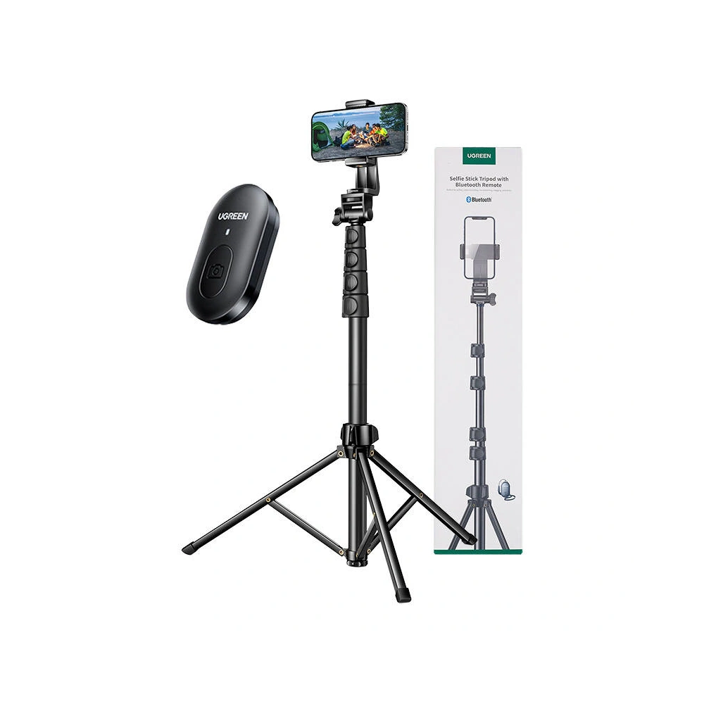 Hurtownia GSM - UGREEN LP680 Bluetooth selfie bot, távirányítóval (fekete) - UGR1689 - {ean13} - Hurt